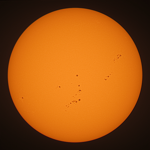 Observation solaire du 28 juillet 2024 à Nexon