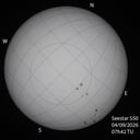 SILSO Soleil lumière blanche 04092026 07h42TU