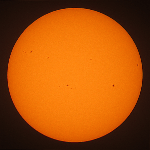 Observation solaire du 20 janvier 2024 à Nexon