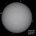 Soleil lumière blanche 22082026 08h30TU