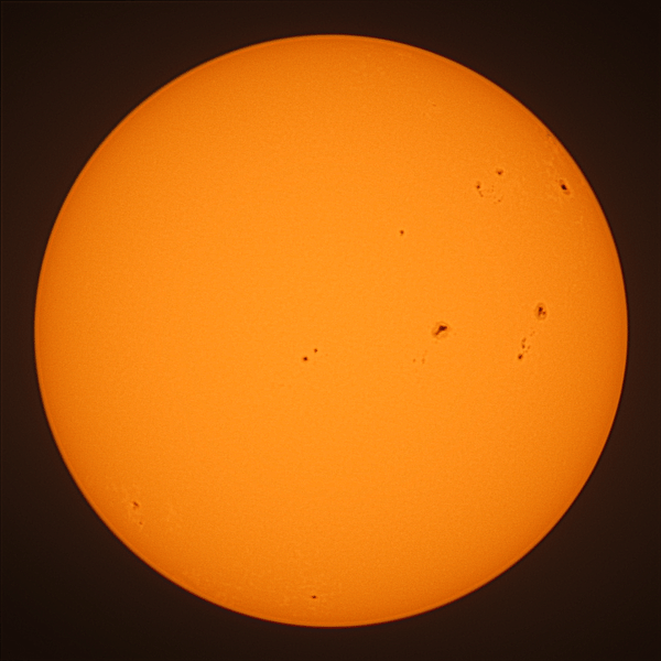 Observation solaire du 27 août 2024 à La Meyze