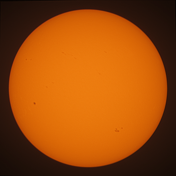 Observation solaire du 3 février 2024 à Nexon
