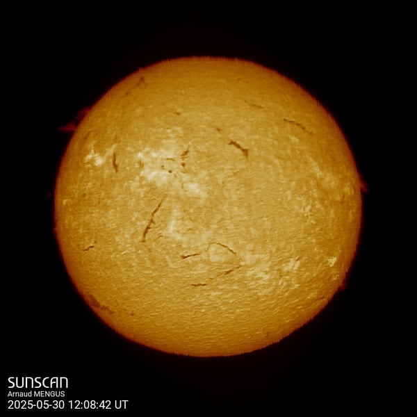 Sunscan H-Alpha 30 mai 2025 à La Meyze