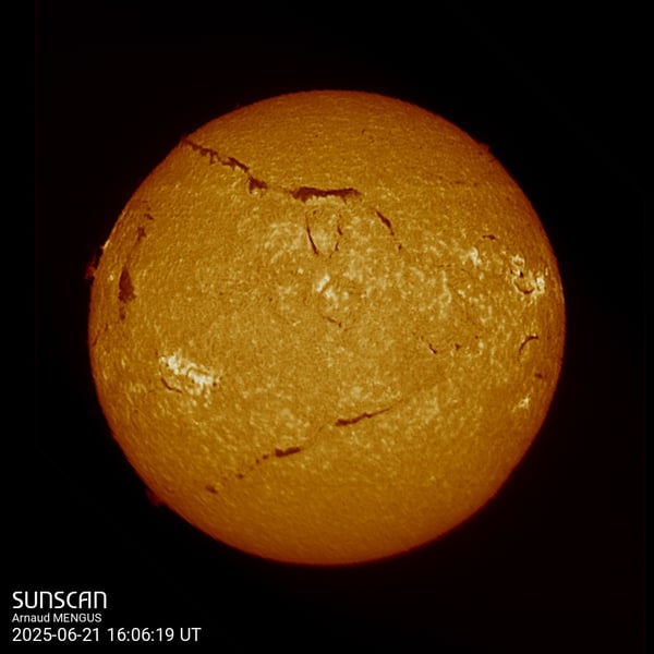 Sunscan H-Alpha 21 juin 2025 à La Meyze