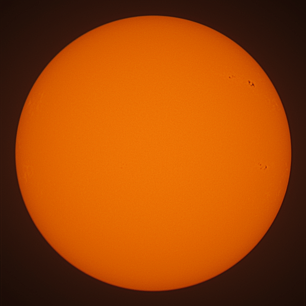 Observation solaire du 27 janvier 2024 à Nexon