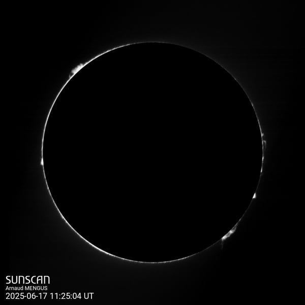 Sunscan Protuberances 17 juin 2025 à La Meyze