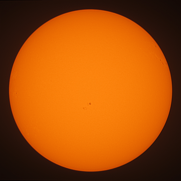 Observation solaire du 16 décembre 2023 à Nexon