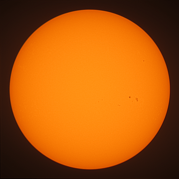 Observation solaire du 10 mars 2024 à Nexon