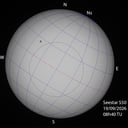 SILSO Soleil lumière blanche 19092026 08h40TU