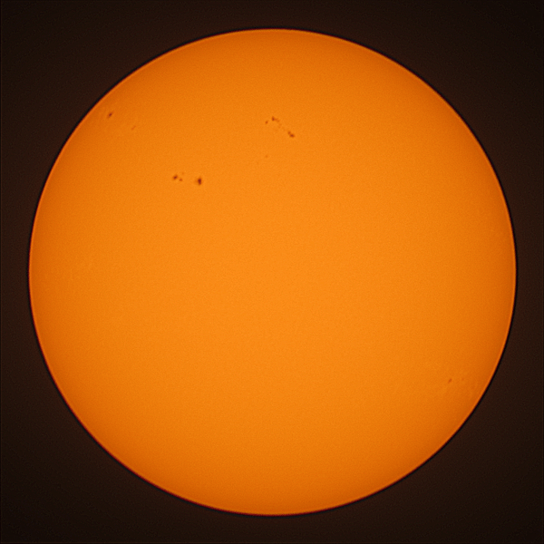 Observation solaire du 7 février 2023 à Nexon