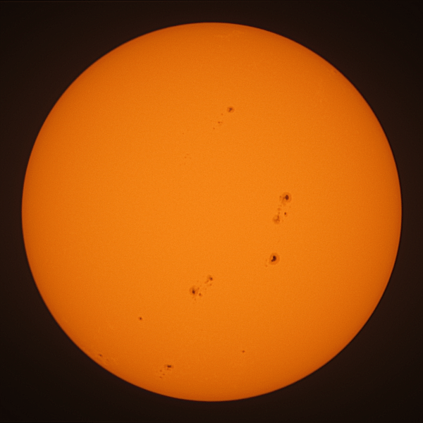 Observation solaire du 22 août 2024 à La Meyze