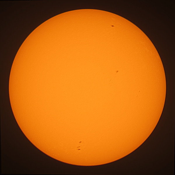 Observation solaire du 15 septembre 2024, La Meyze