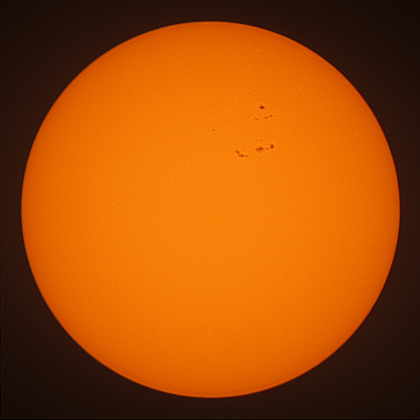 Observation solaire du 12 novembre 2022 à Nexon