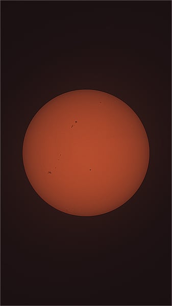 Soleil lumière blanche 12072025 07h40TU